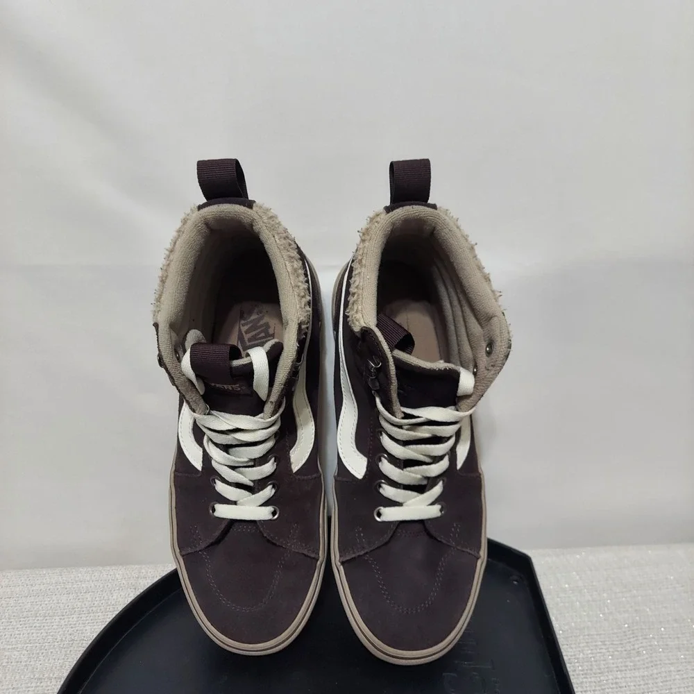 Vans Filmore High Top Skate Brown Sherpa‎ Women's Size 9/Men's 7.5 - Picture 5 of 10